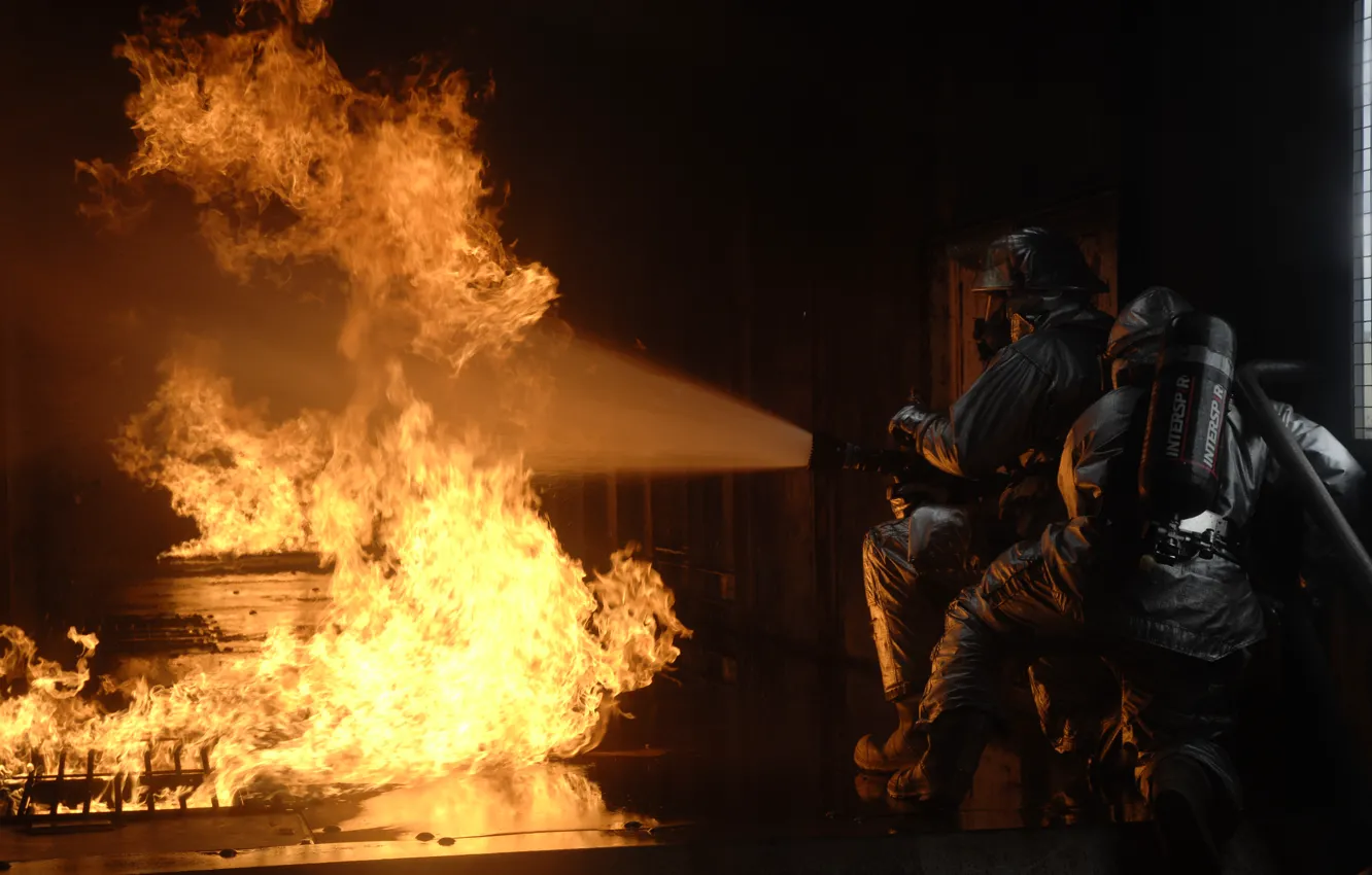 Photo wallpaper lights, fire, equipment, fire