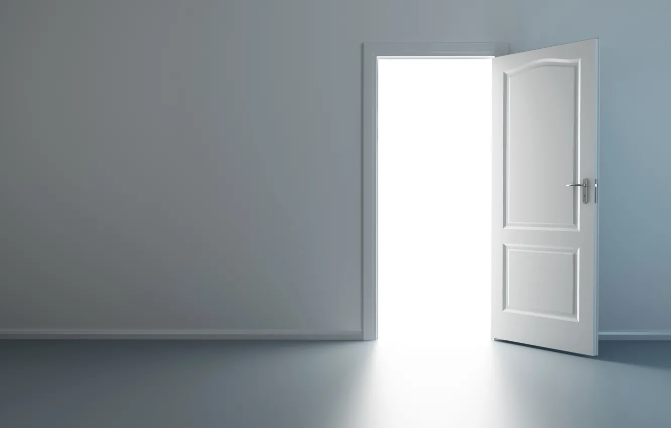 Photo wallpaper light, design, style, creative, wall, minimalism, the door