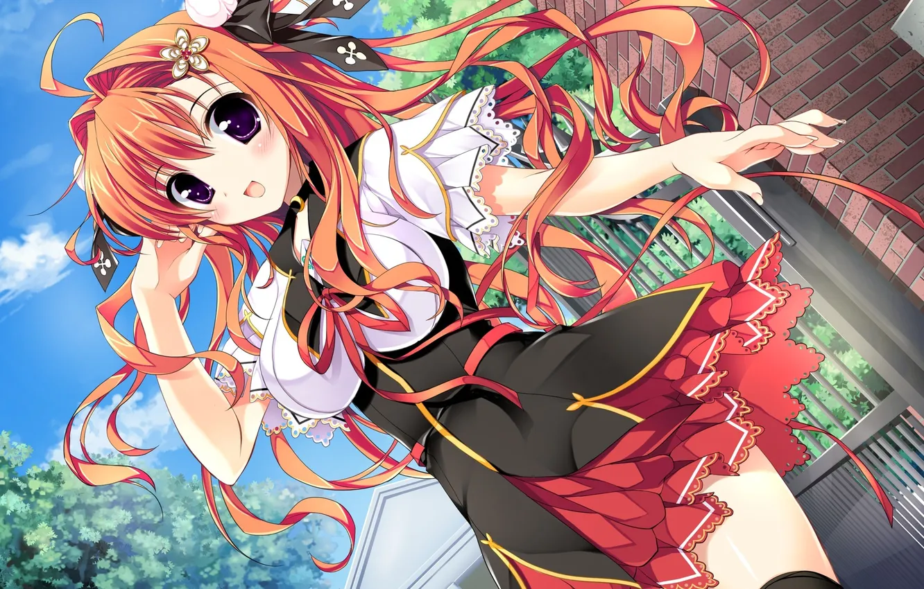 Photo wallpaper emotions, the wind, hair, girl, miyabi amhara, ore no kanojo no uraomote