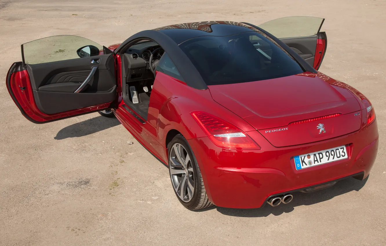 Photo wallpaper machine, the door, Peugeot, RCZ, back