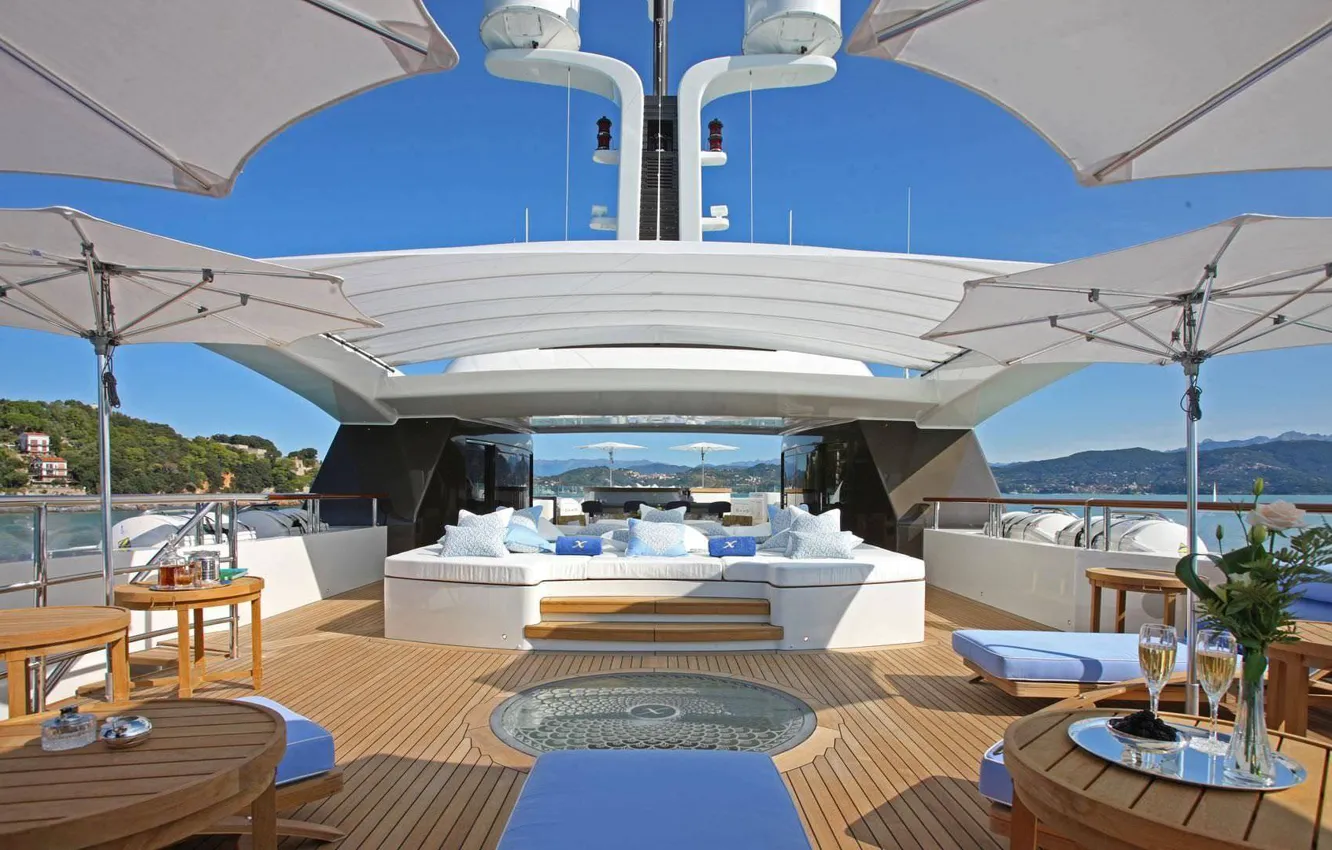 Photo wallpaper design, style, interior, yacht, deck, custom, Suite, yacht