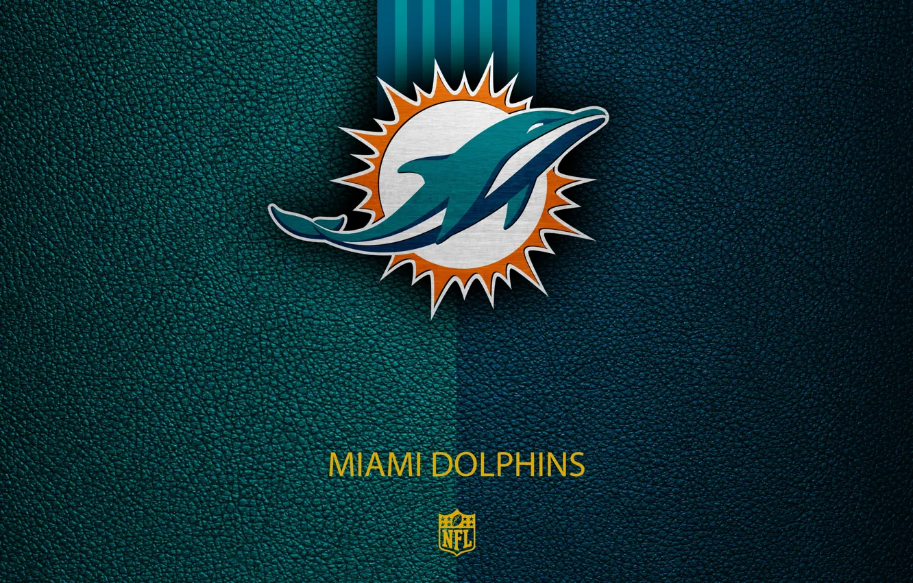 Photo wallpaper Sport, Miami Dolphins, wallpaper, logo, nfl