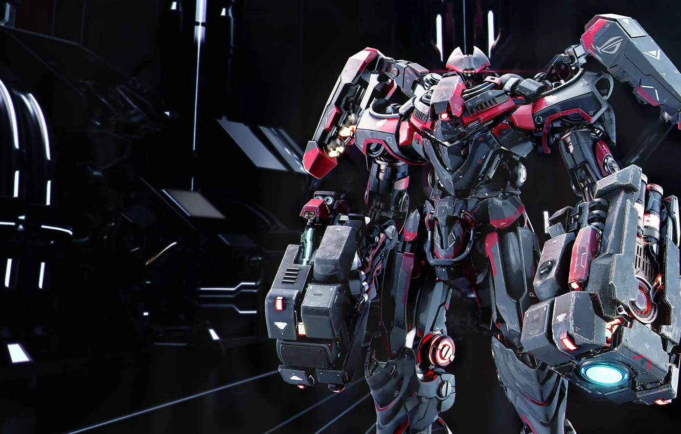 Photo wallpaper asus, rog, republic of gamers