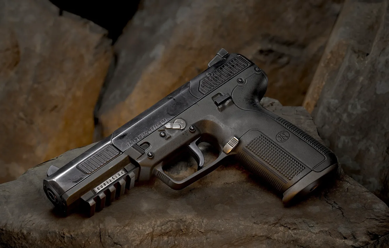 Photo wallpaper Belgium, self-loading pistol, Five-seveN, 5.7x28