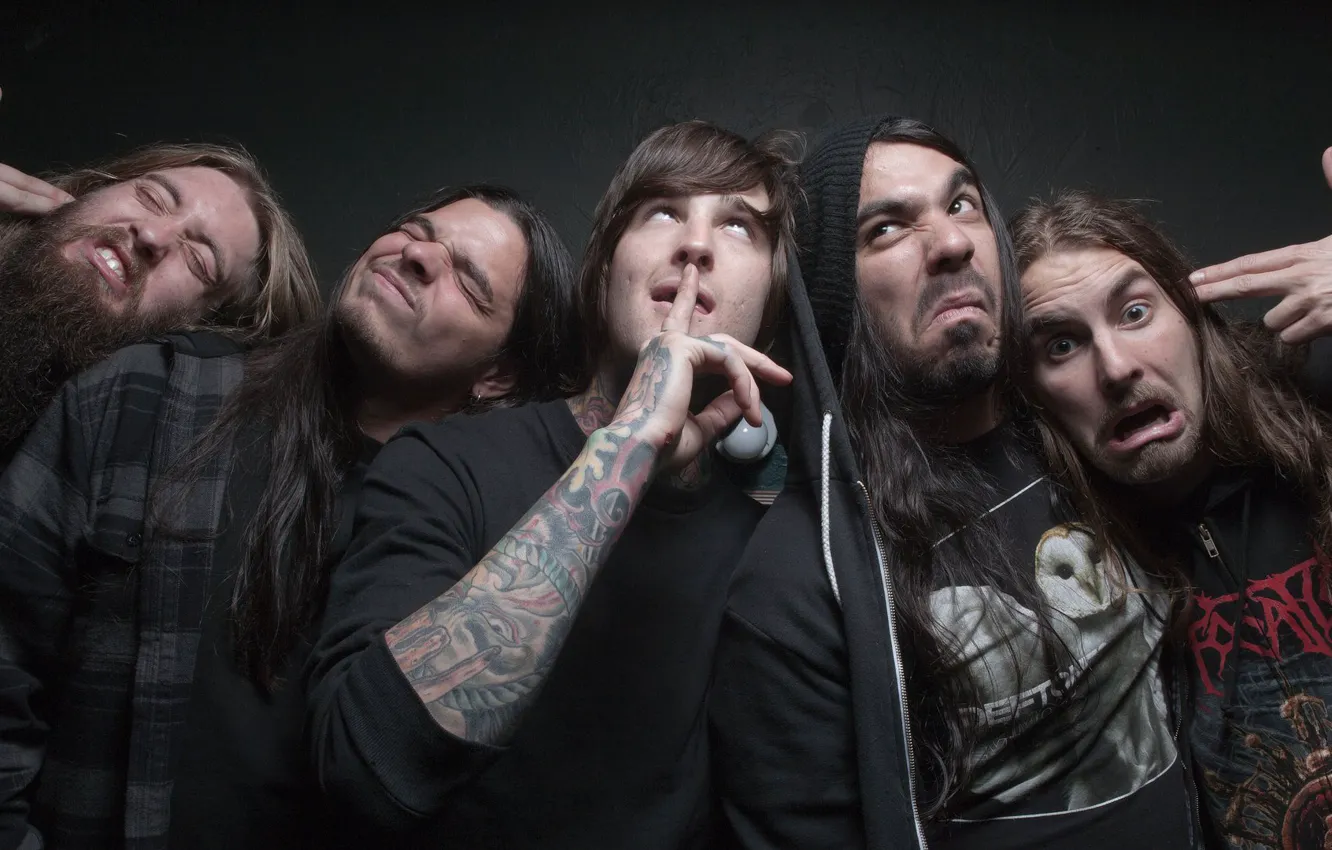 Photo wallpaper rock, deathcore, deathcore, Suicide Silence, Alex Lopez, Mike Bodkins, Mitch Lucker, Chris Garza