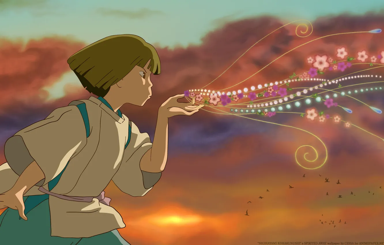 Photo wallpaper anime, cartoon, Spirited Away