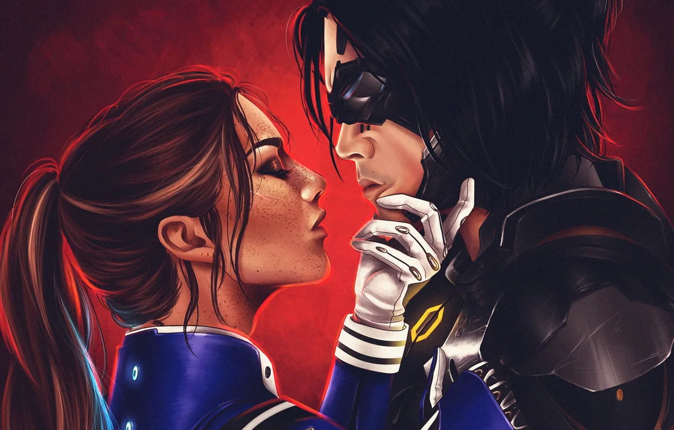 Photo wallpaper mass effect, shepard, fanart, When The Leng