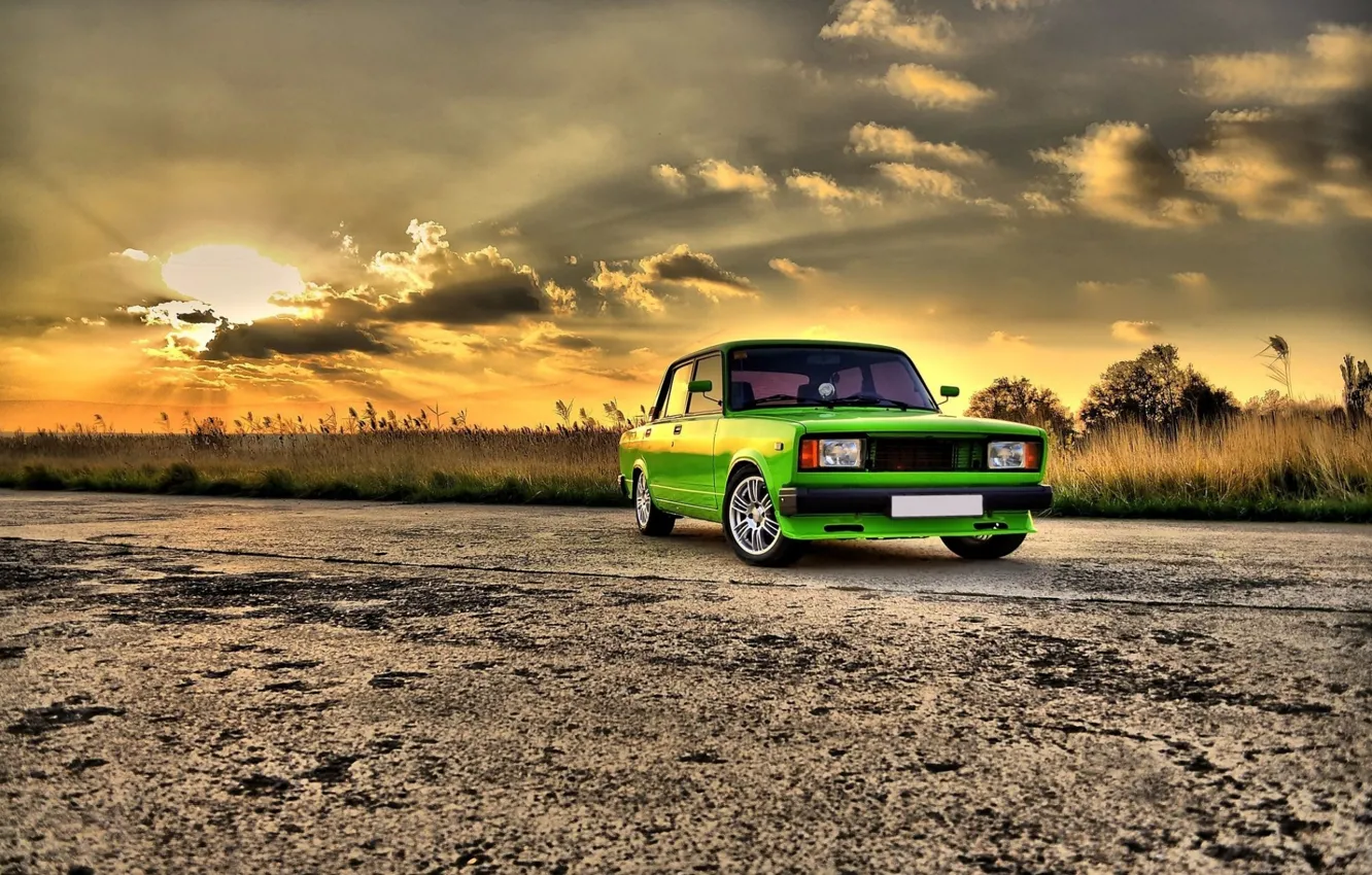 Photo wallpaper car, vaz, tuning, VAZ-2105, sedan