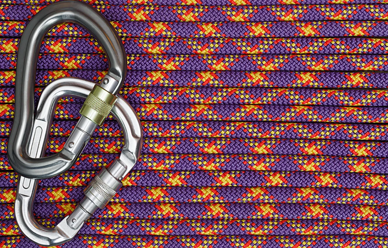 Photo wallpaper rope, climbing, rock-climbing equipment