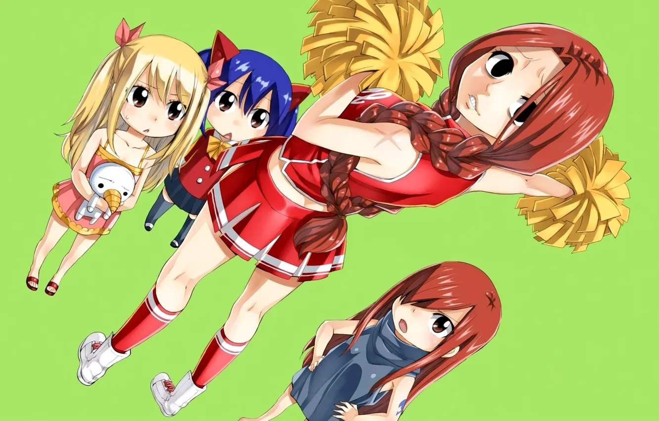 Photo wallpaper game, anime, pretty, Lucy, asian, fairy tail, manga, Wendy