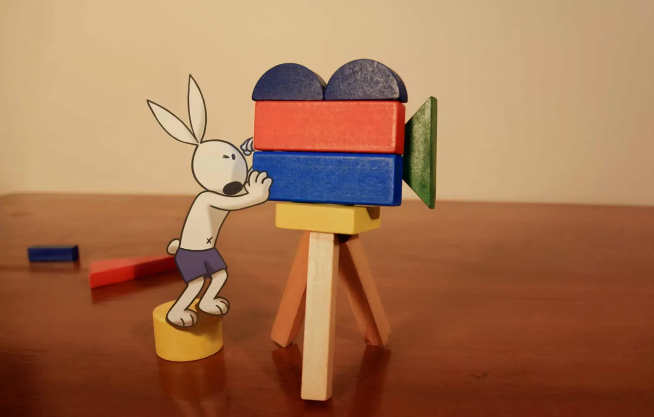 Photo wallpaper rabbit, dog, Cartoon, Kungfu Bunny