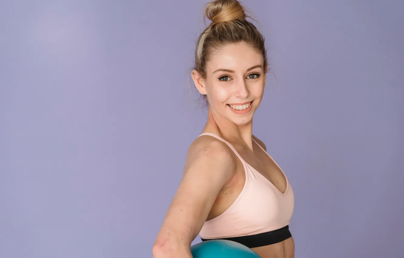 Photo wallpaper the ball, top, ball, cute girl, cute girl, Top, white smile, snow-white smile