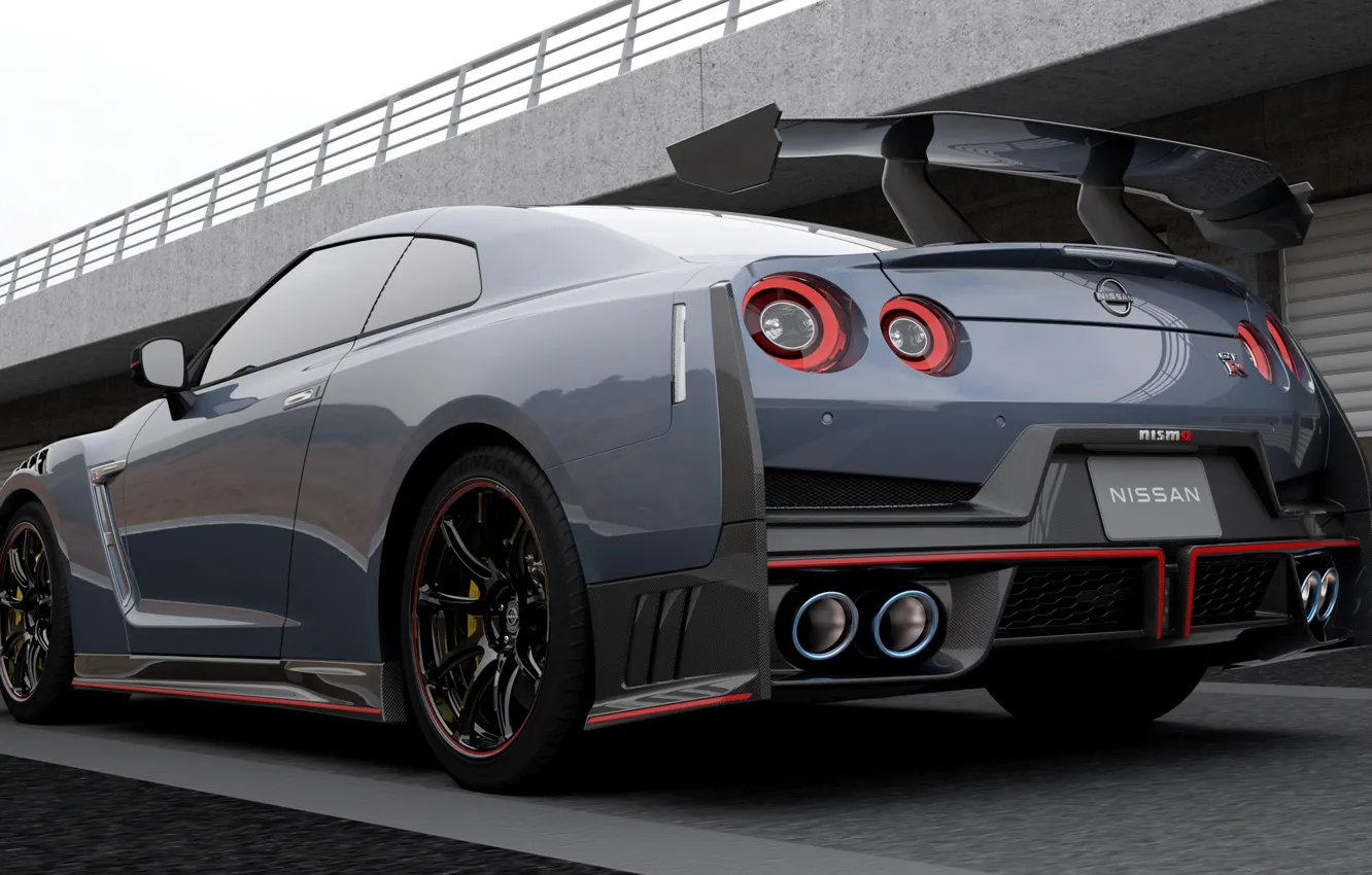 Photo wallpaper Nissan, GT-R, R35, rear view, 2023, Nissan GT-R Nismo Special Edition