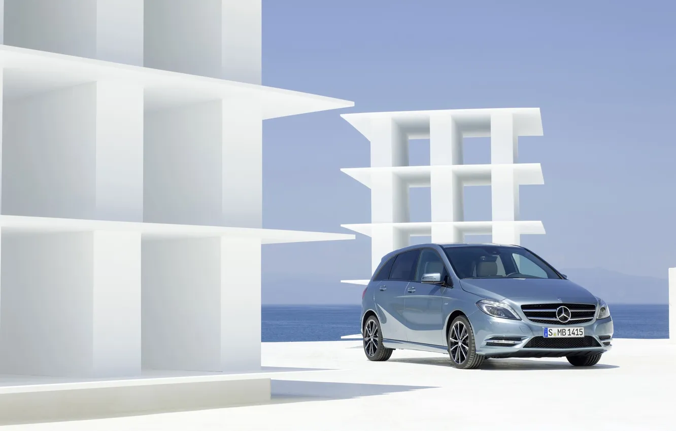 Photo wallpaper Mercedes Benz, cars, auto, B-class