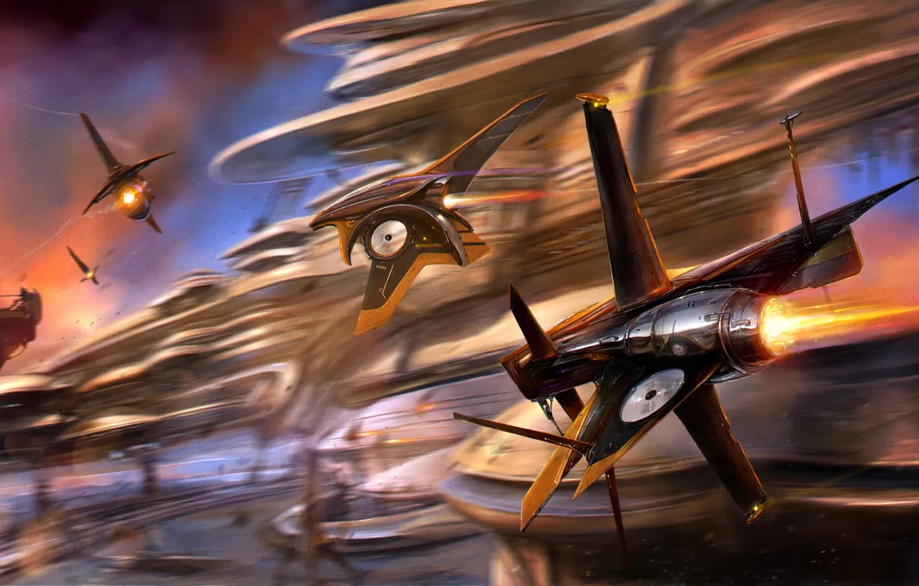 Photo wallpaper race, speed, canyon, aircraft