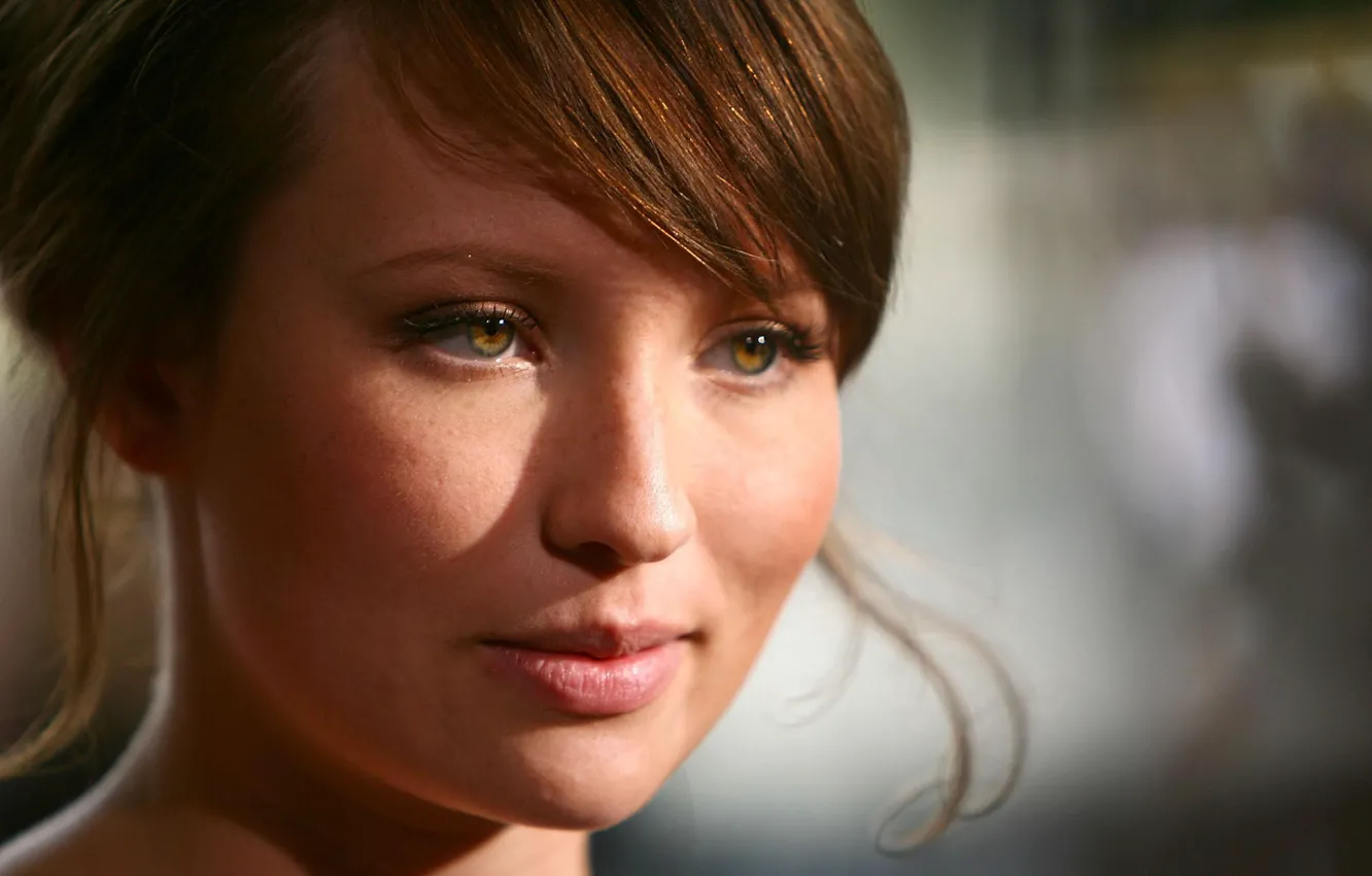 Photo wallpaper face, portrait, actress, Emily Browning