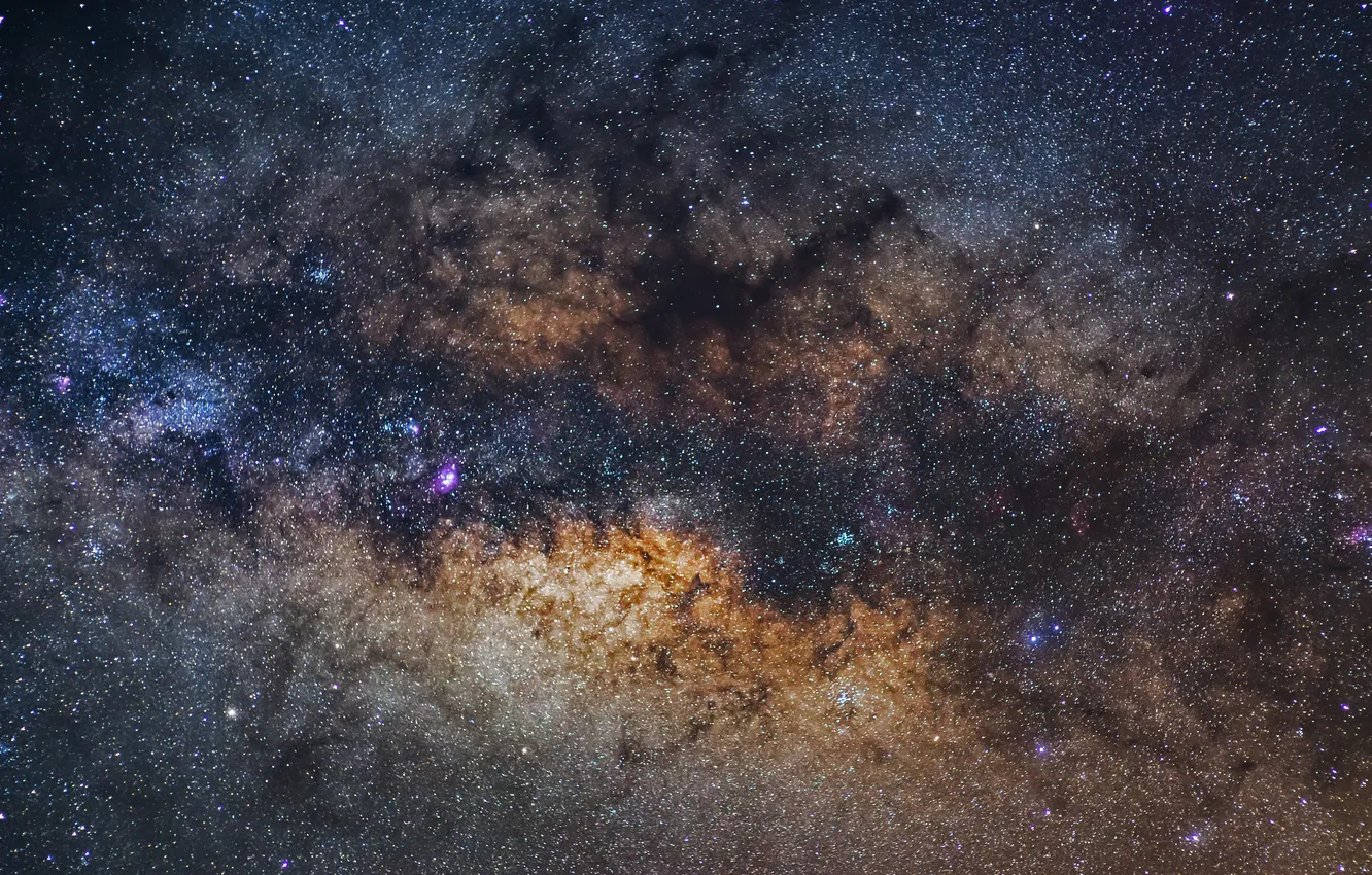 Photo wallpaper the sky, space, stars