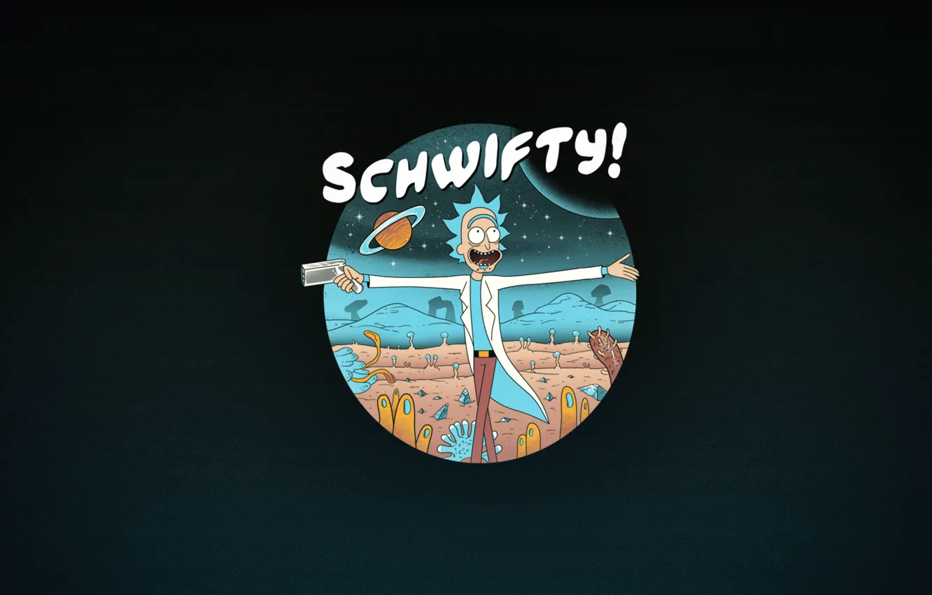 Photo wallpaper minimalism, art, art, Rick and Morty, Rick and Morty, Rick, Rick Sanchez, Rick Sanchez