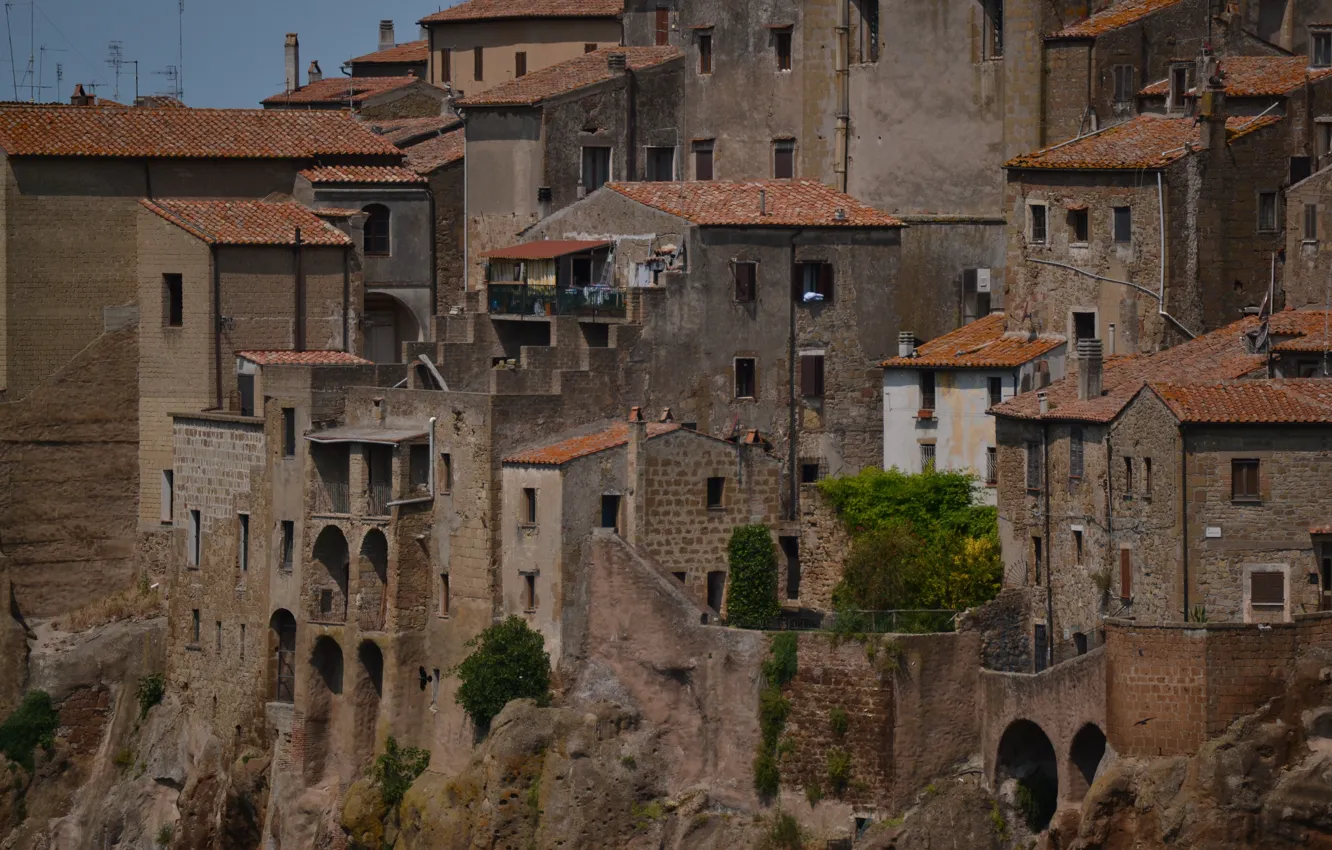 Photo wallpaper home, Italy, Italy, Tuscany, Italia, Toscana, Tuscany, Pitigliano
