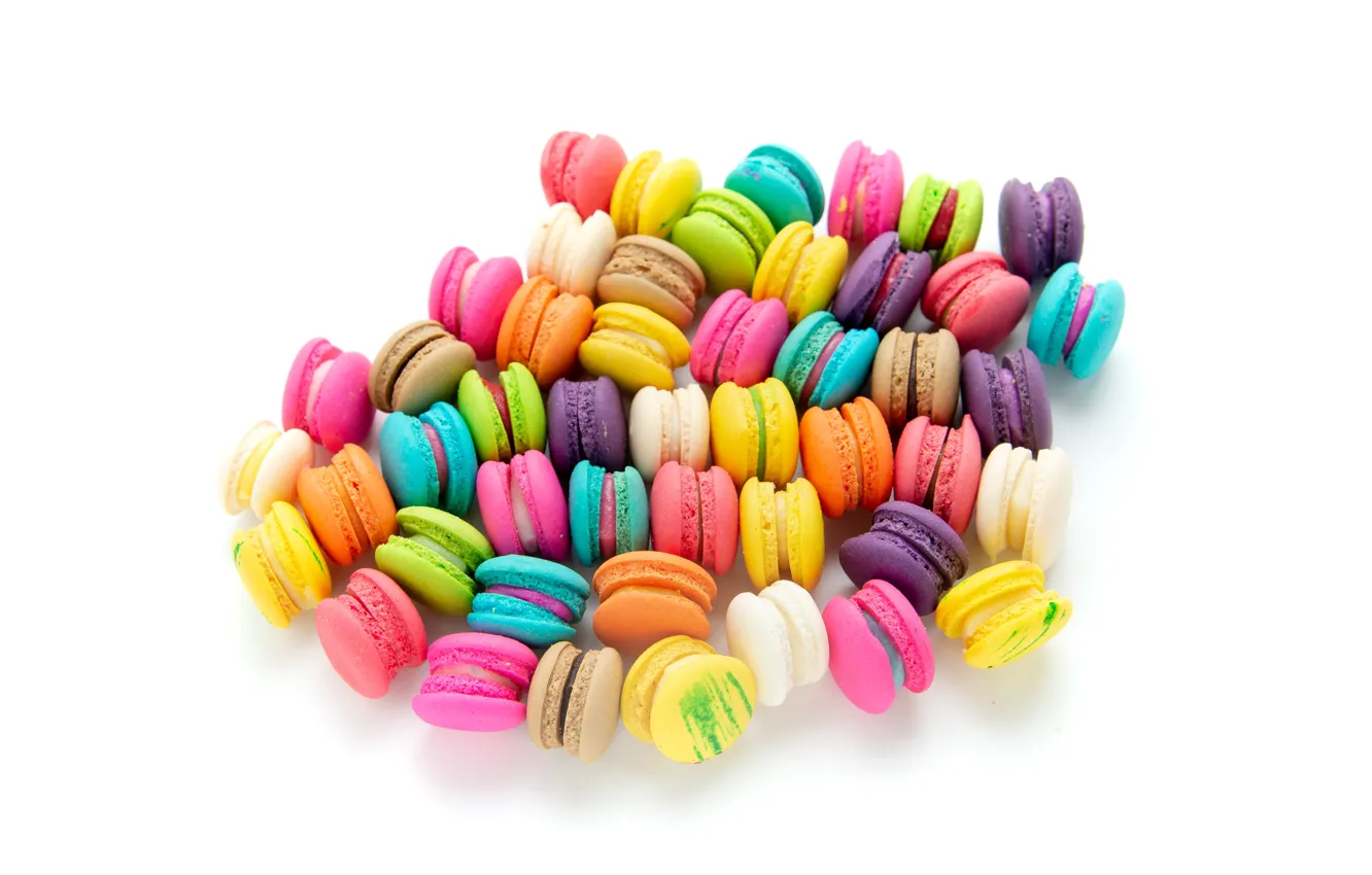 Photo wallpaper dessert, macaron, almond