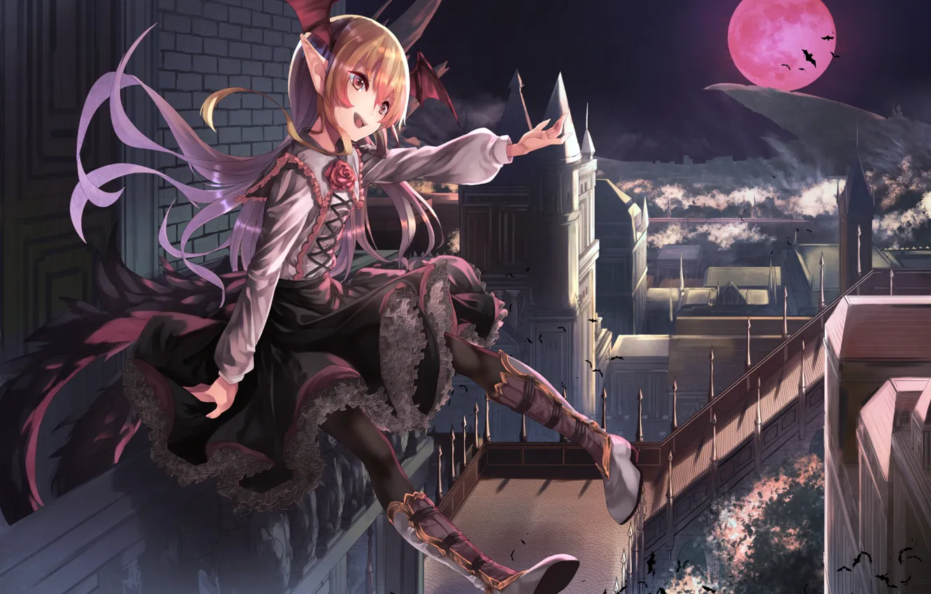 Photo wallpaper girl, anime, art, song, shingeki no bahamut, granblue fantasy, vampy