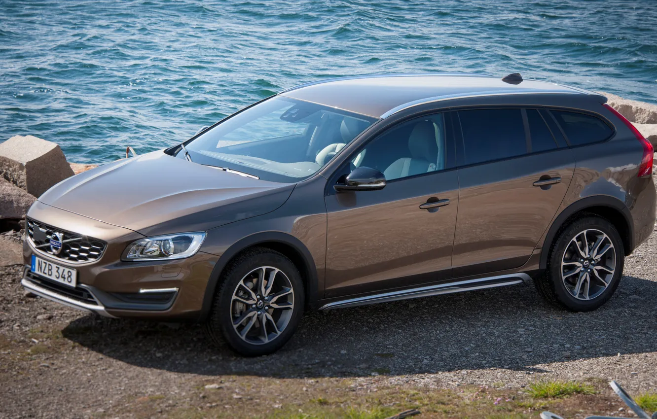 Photo wallpaper Volvo, Volvo, Cross Country, V60, 2015