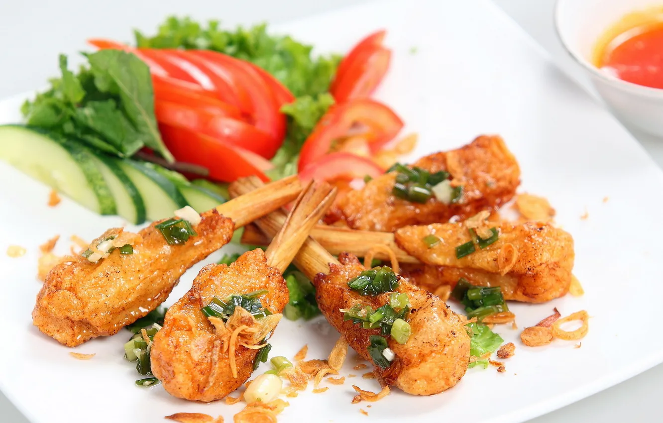 Photo wallpaper background, food, lunch