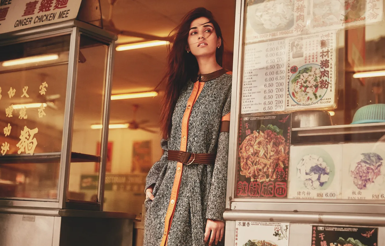 Photo wallpaper girl, hot, sexy, eyes, smile, beautiful, figure, model