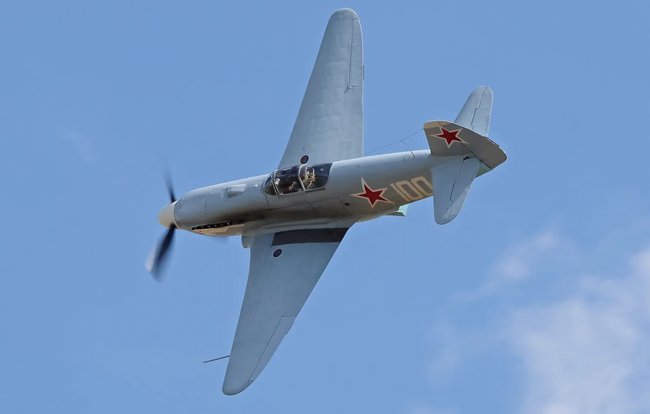 Photo wallpaper war, art, aviation, Yakovlev Yak-3, WW2, russian fighter