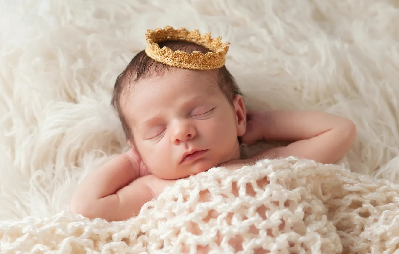 Photo wallpaper children, girl, baby