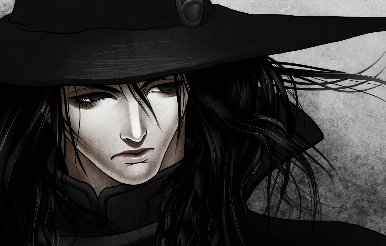 Photo wallpaper vampire hunter, blood, Dhampir, Vampire Hunter D