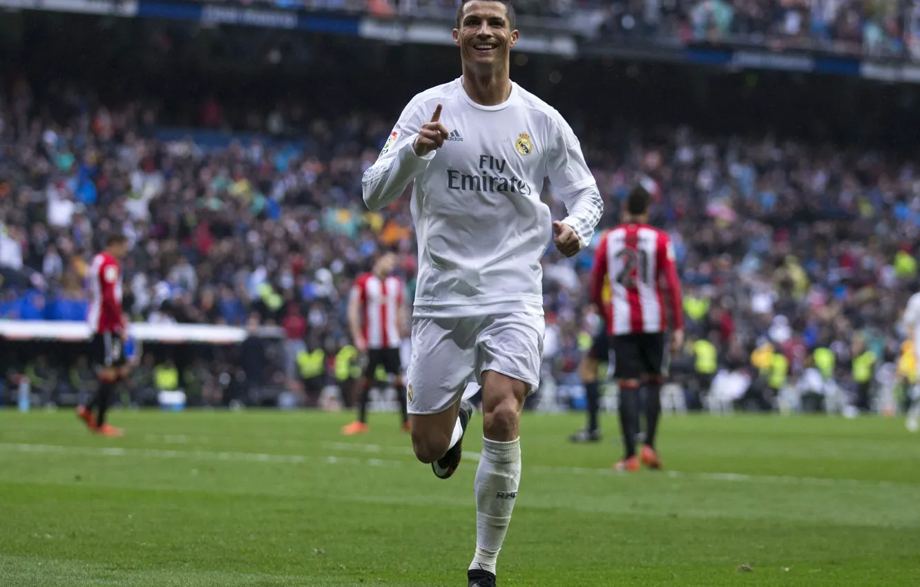 Photo wallpaper joy, football, victory, form, Cristiano Ronaldo, player, football, CR7