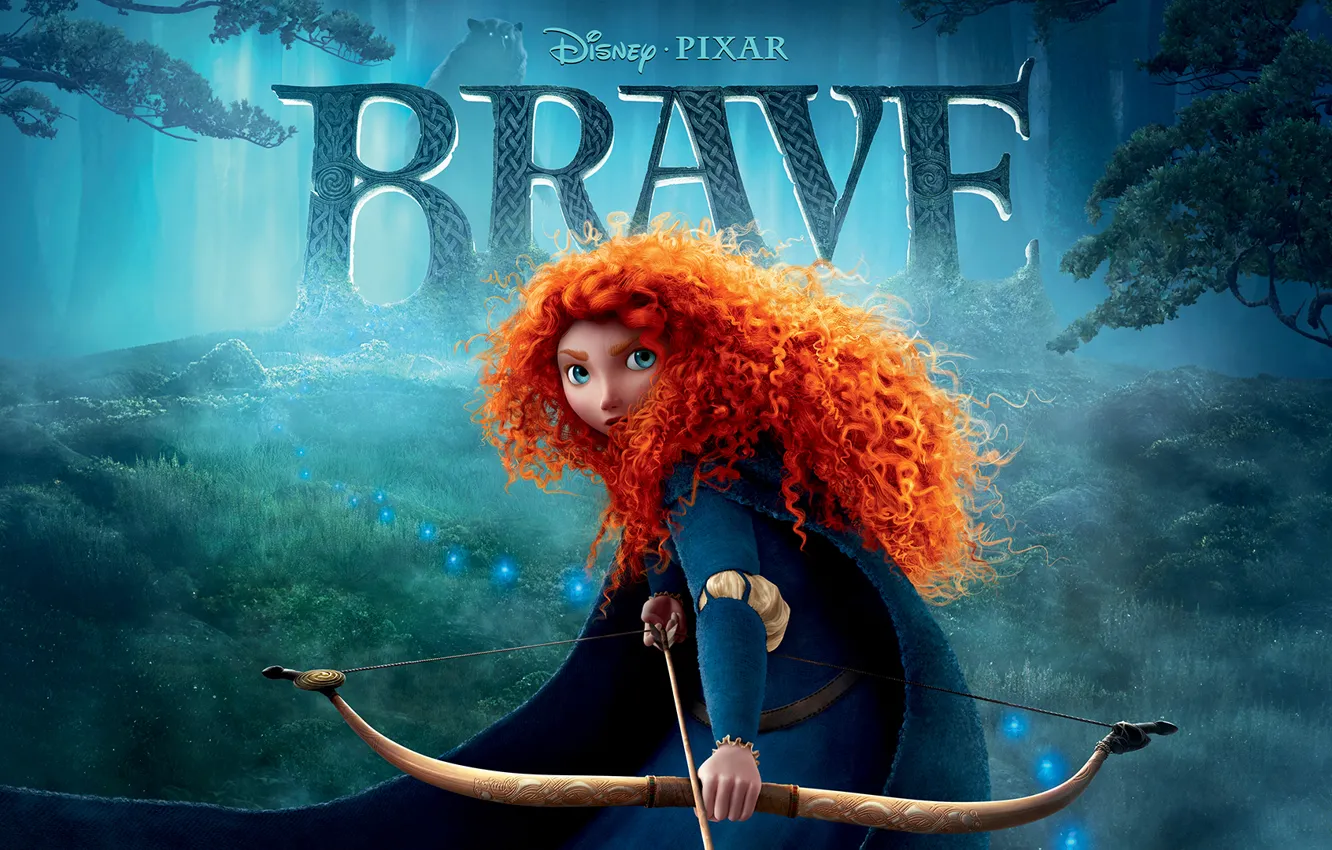 Photo wallpaper pixar, disney, brave, brave heart