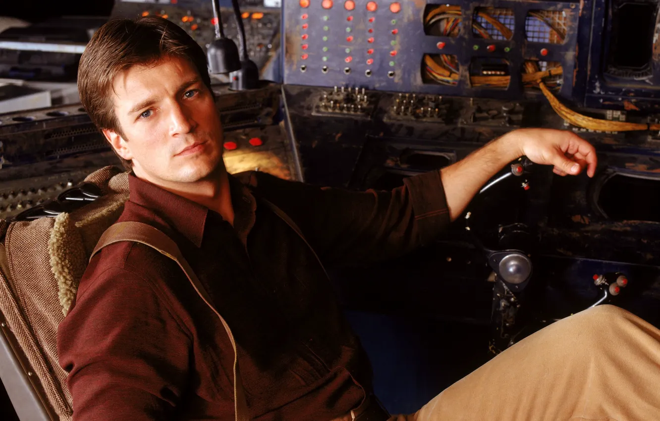 Photo wallpaper Nathan Filion, Captain Reynolds., Nathan Fillion