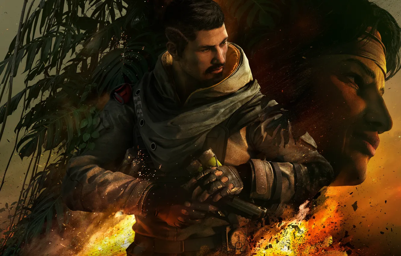 Photo wallpaper lights, gun, weapons, soldiers, fighter, Ubisoft, special forces, Amaru