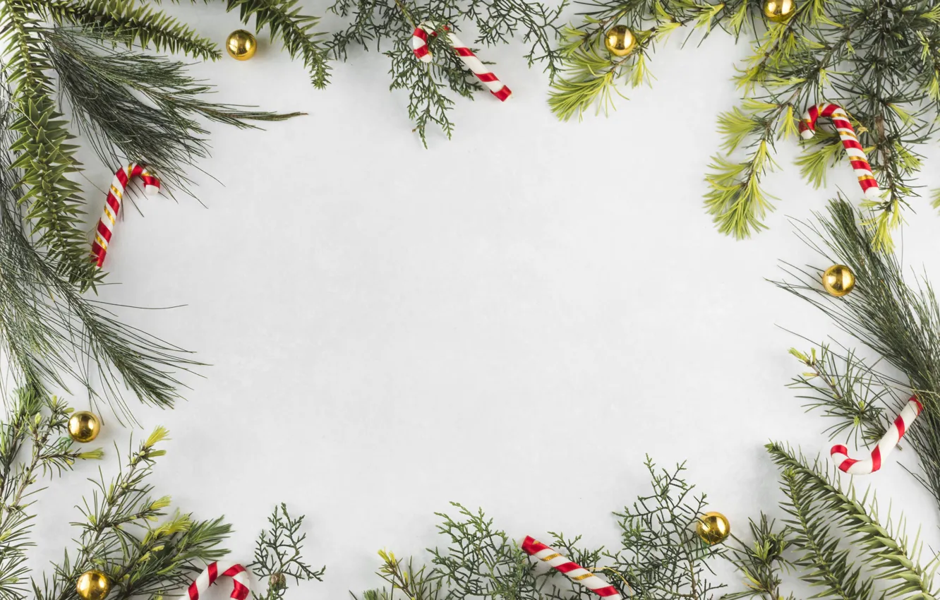 Photo wallpaper decoration, balls, new year, Christmas, Christmas, balls, wood, New Year