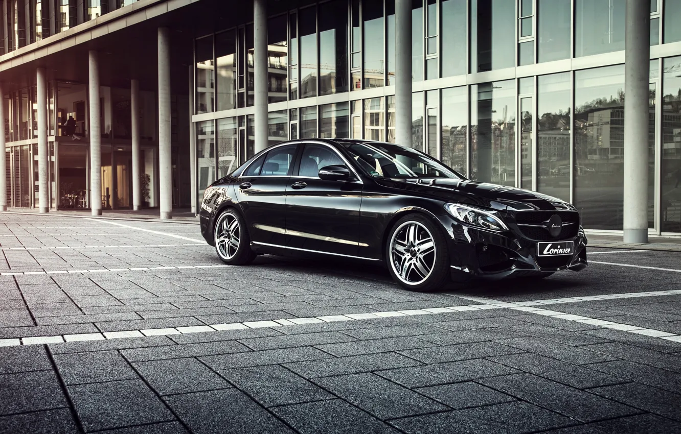 Photo wallpaper Mercedes-Benz, Mercedes, C-Class, 2014, W205, Lorinser