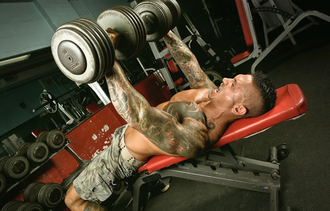 Photo wallpaper Adam, gordon, bodybuilder