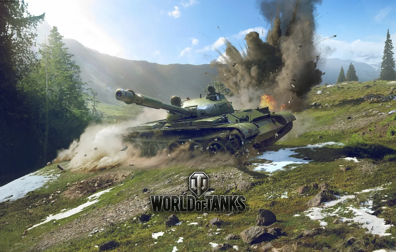 Photo wallpaper WoT, World of Tanks, World Of Tanks, THE T-62A, Wargaming Net