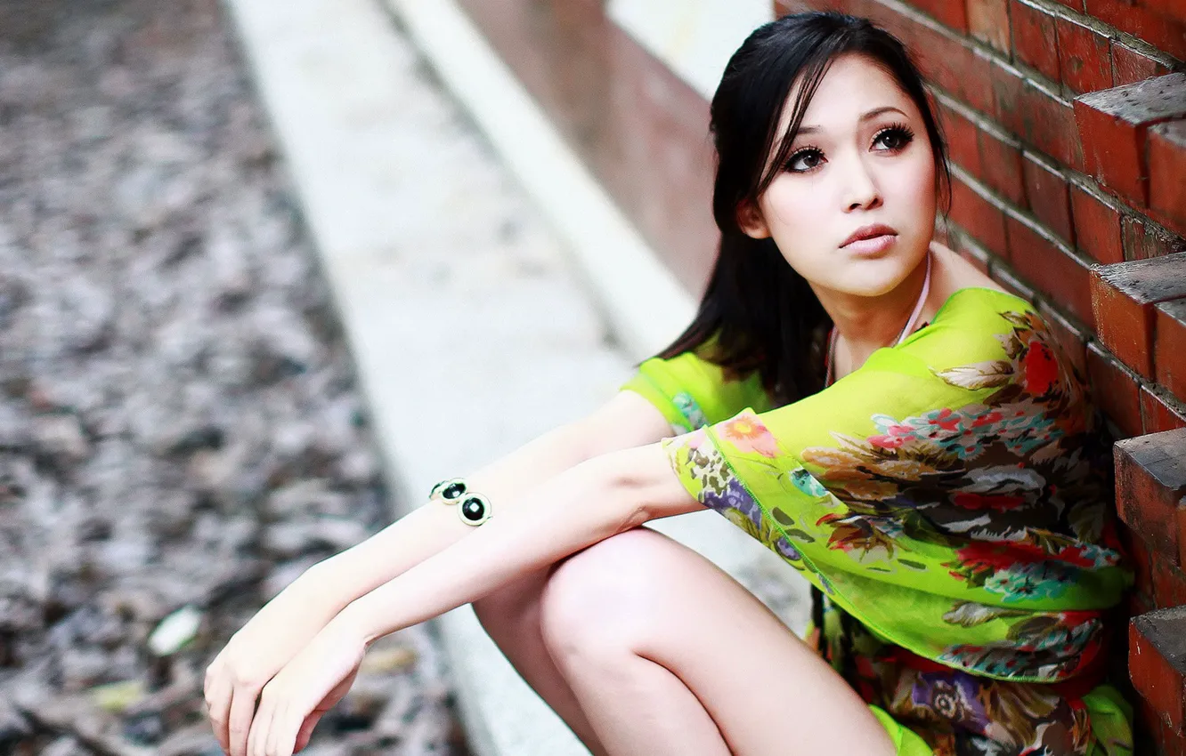 Photo wallpaper Girl, Asian, Chinese