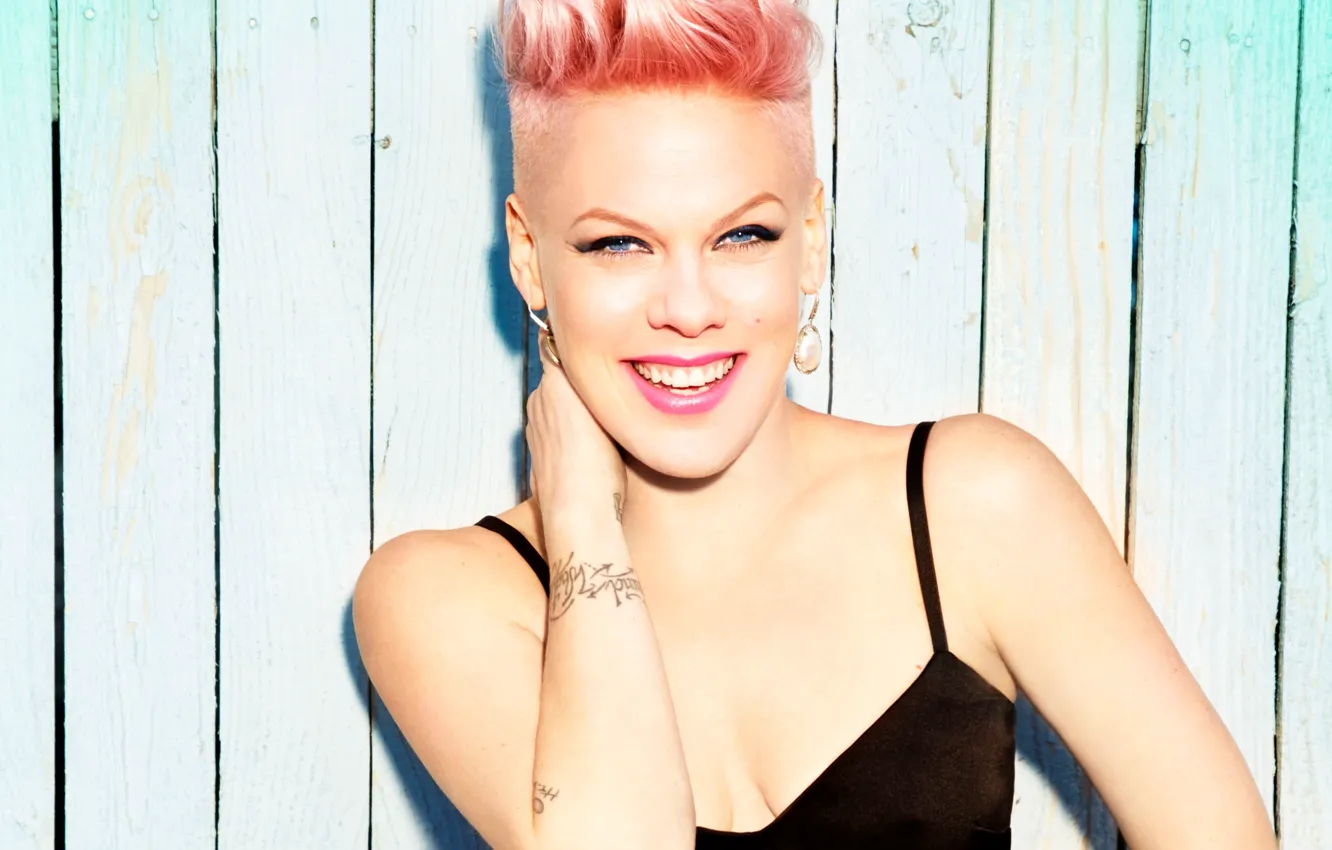 Photo wallpaper pose, singer, pink, Pink