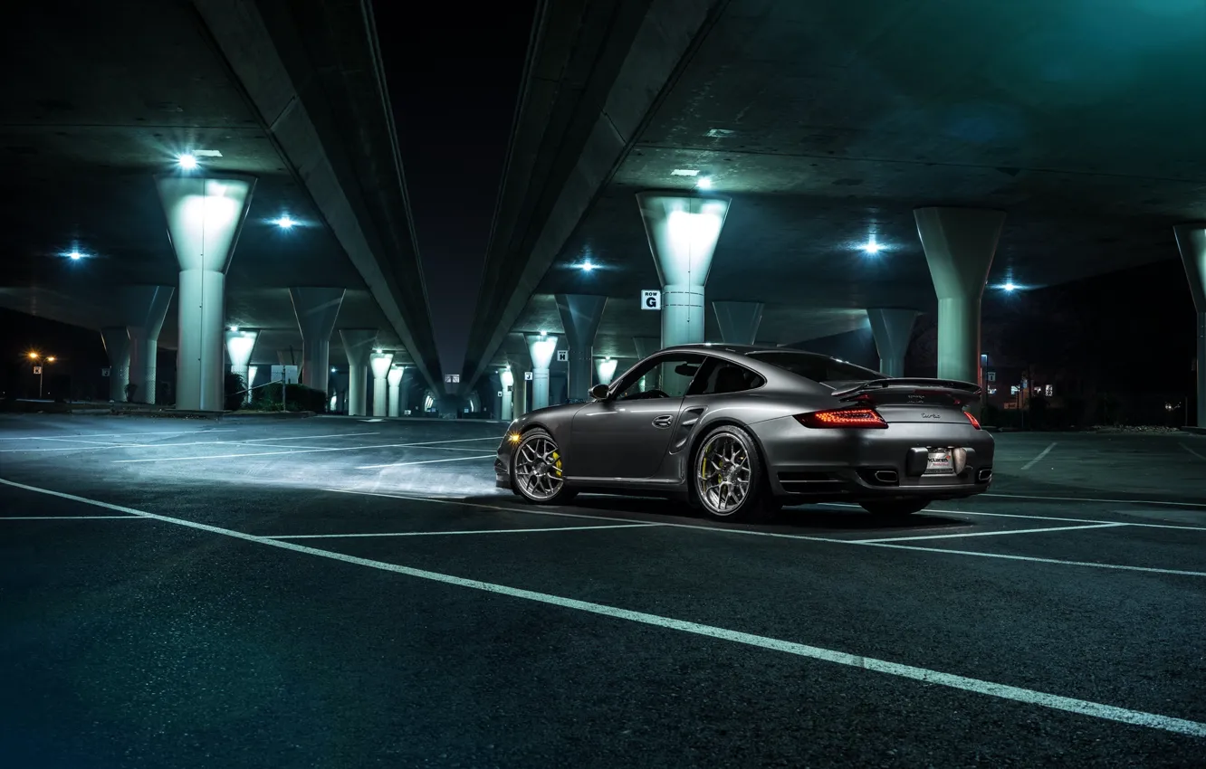Photo wallpaper 911, Porsche, Forged, Turbo, Collection, Aristo, Rear, Ligth