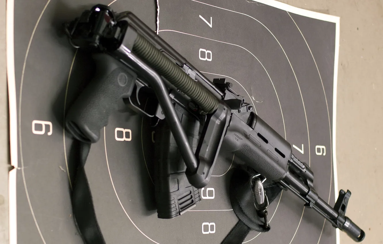 Photo wallpaper weapons, AKM, FEG manufacture