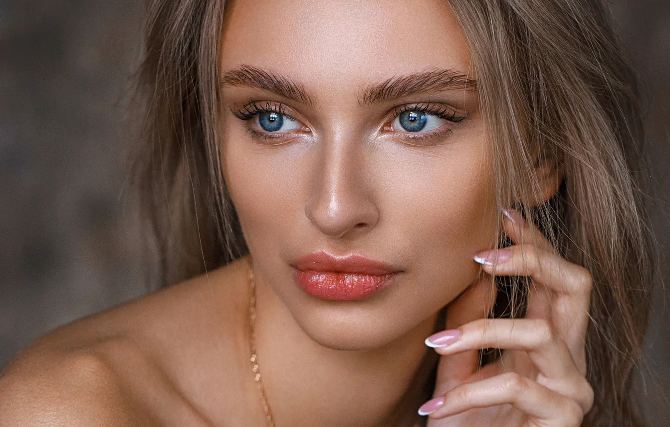 Photo wallpaper portrait, Lera, Mikhail Gerasimov
