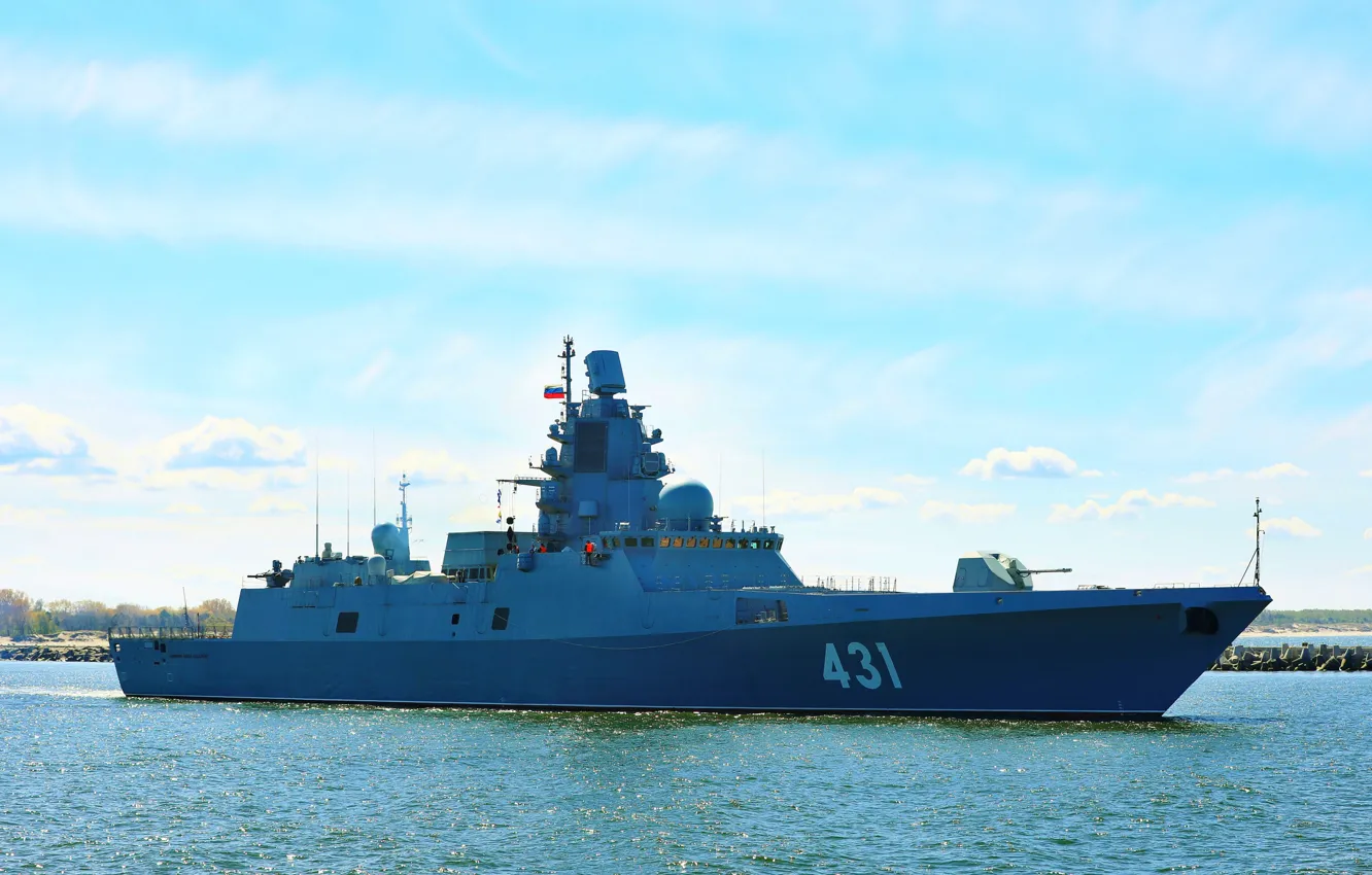 Photo wallpaper frigate, Baltika, Admiral Kasatonov