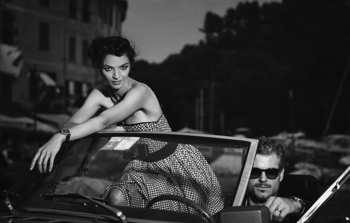 Photo wallpaper monochrome, Peter Lindbergh, black white