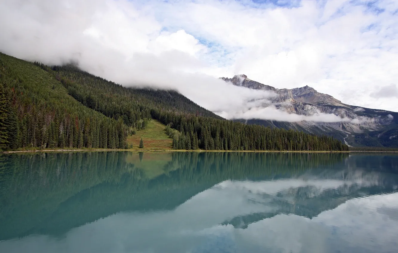 Photo wallpaper river, nature, lake