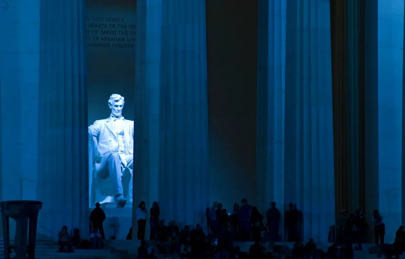 Photo wallpaper Washington, USA, DC, The Lincoln Memorial