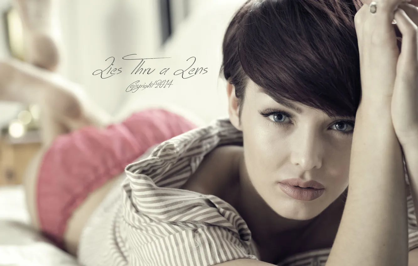 Photo wallpaper look, girl, girl, photography, Lies Thru a Lens