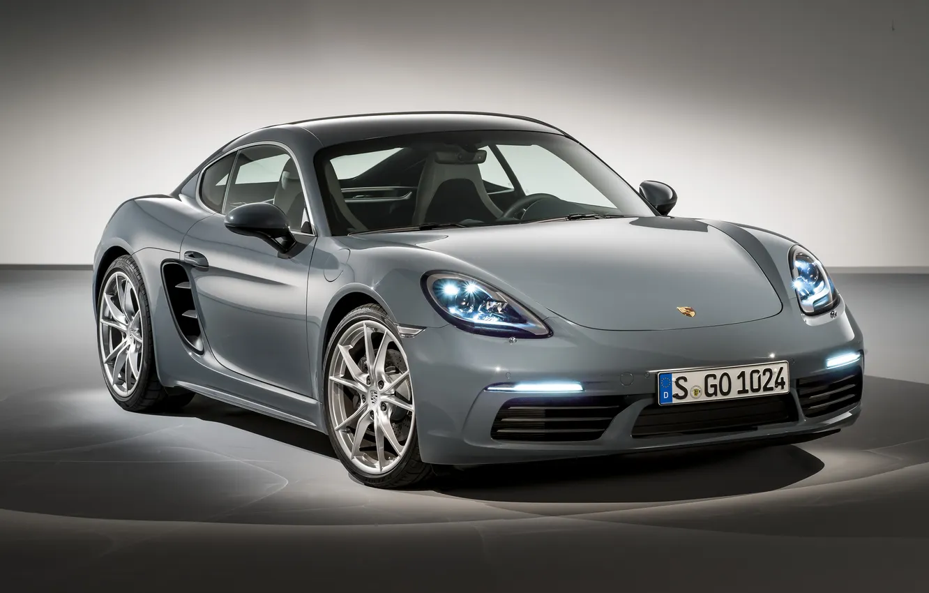 Photo wallpaper background, coupe, Porsche, Cayman, Porsche, Caiman, 718